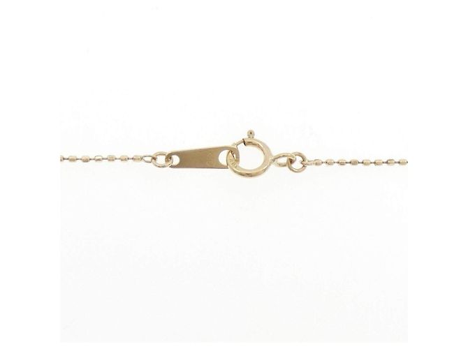 Autre Marque Collana in oro giallo K10 e zaffiro bianco - vista 5
