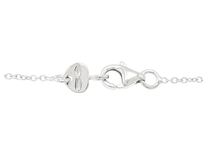 Autre Marque Collana in oro bianco e oro rosa Au750 con diamanti - vista 5