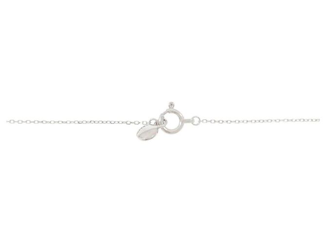 Autre Marque Collana in oro bianco K10 e diamanti - vista 5