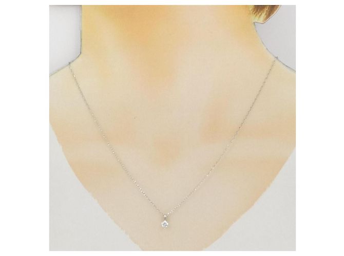Autre Marque Diamantenhalskette Pt900/Pt850 - Ansicht 6