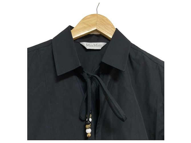 Vestido de tafetán con fruncido en la espalda Max Mara - vista 3