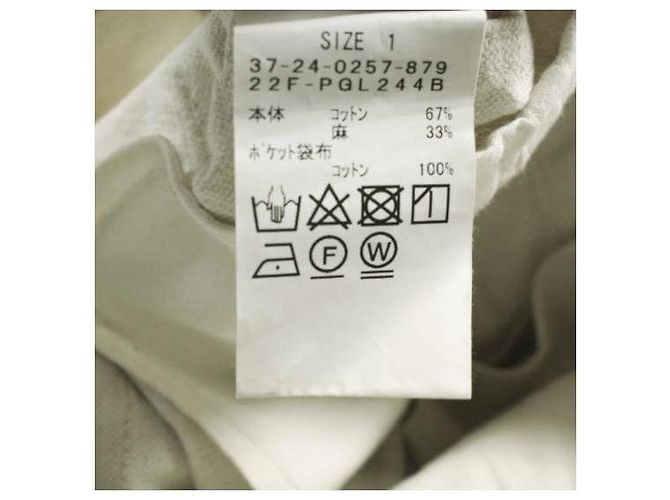 Autre Marque Pilgrim Surf+Supply Marina Wide Pant Calças de algodão e linho - vista 10