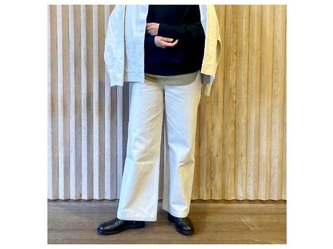 Autre Marque Pilgrim Surf+Supply Marina Wide Pant Calças de algodão e linho - vista 3