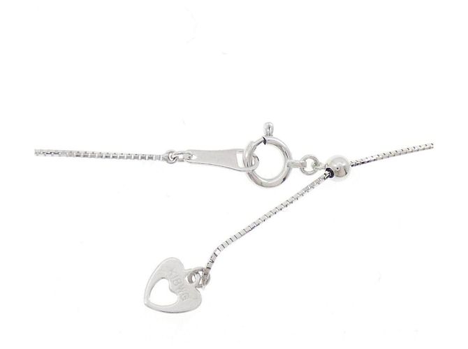 Autre Marque Collana in oro bianco Au750 e diamanti - vista 5