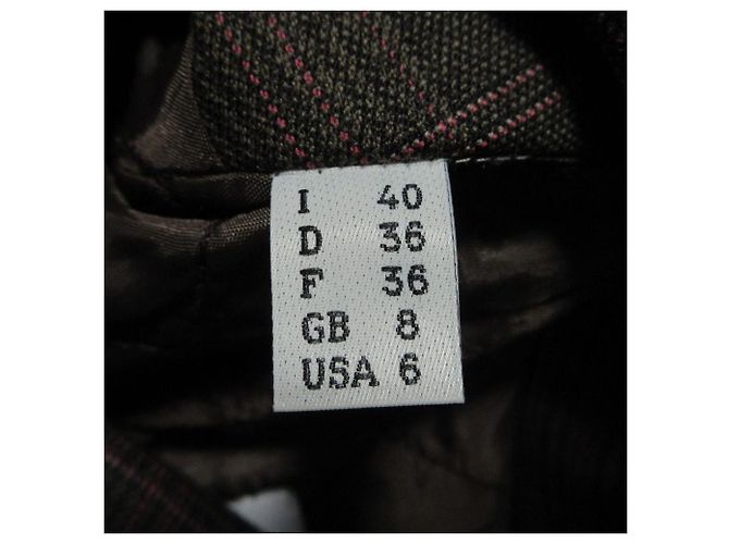 Moschino Cheap And Chic Check Single Trench Coat - vista 10