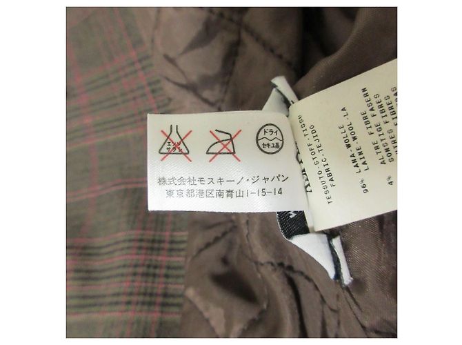 Moschino Cheap And Chic Check Single Trench Coat - vista 11