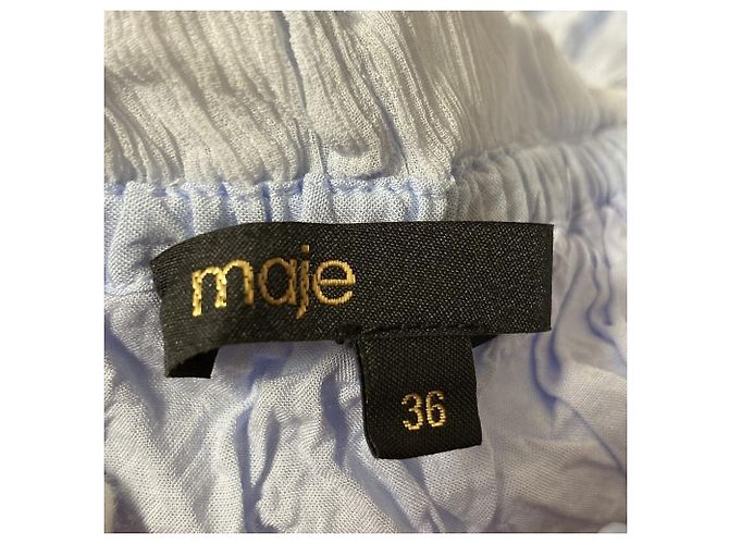 maje Maxikleid aus Chiffon - Ansicht 7