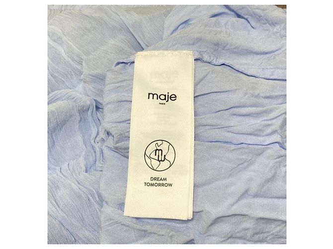 maje Maxikleid aus Chiffon - Ansicht 8