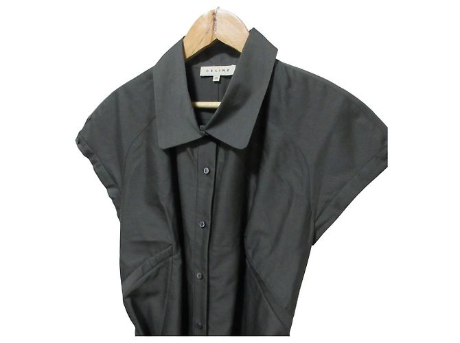 Céline Abito camicia in misto seta Celine - vista 3