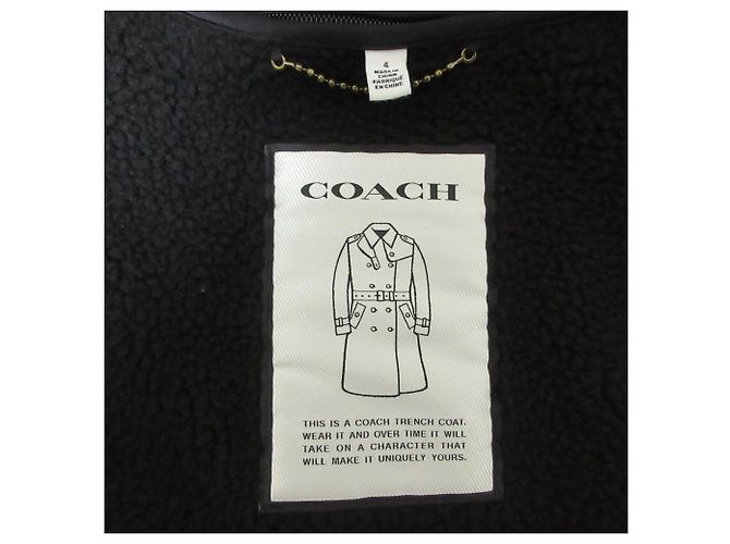 COACH C6013 Gabardina con capucha y forro de shearling - vista 3