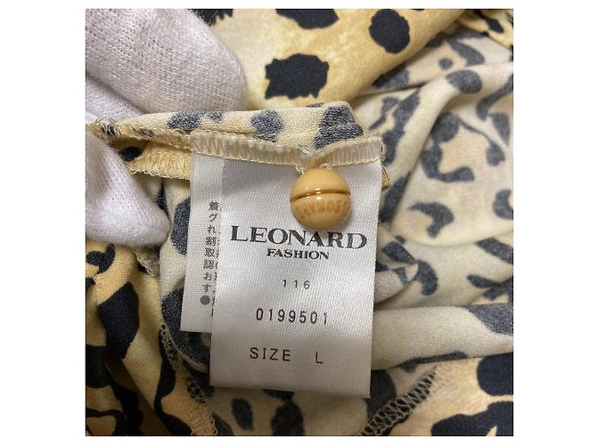 Haut extensible LEONARD imprimé léopard - vue 8