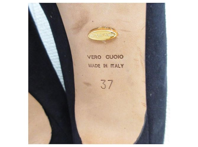 Autre Marque Décolleté aperte Sergio Rossi in camoscio - vista 7