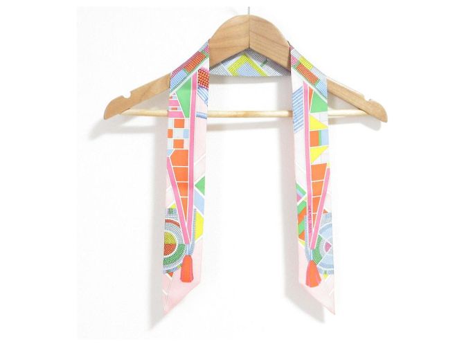 Pañuelo Twilly Hermès L'art indien des plaines - vista 5