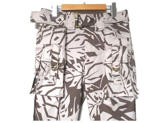 Pantaloni Cargo in Cotone Digital Camo Gucci - vista 3