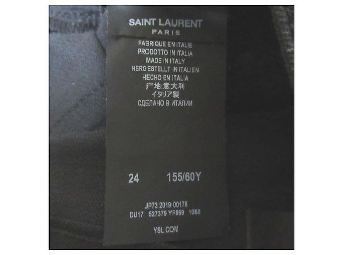 Yves Saint Laurent Saint Laurent Paris Denimhose - Ansicht 7