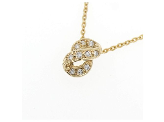 Autre Marque Collana in oro giallo 14K e diamanti - vista 3