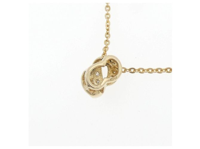 Autre Marque Collana in oro giallo 14K e diamanti - vista 4