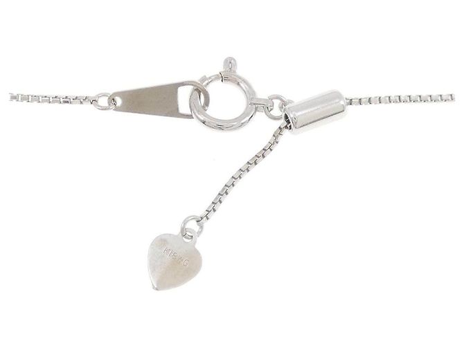 Autre Marque Collana Croce in Oro Bianco Au750 e Diamanti - vista 5