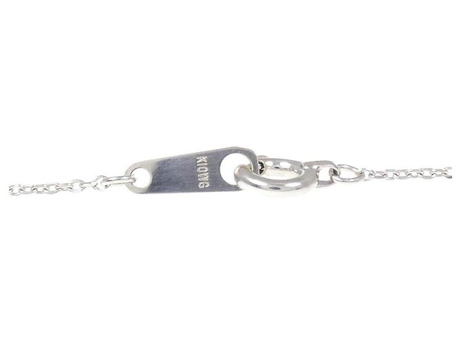 Autre Marque Collana in oro bianco 10K e diamanti - vista 5
