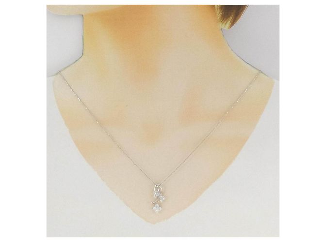 Autre Marque Collana in platino Pt850 e diamanti - vista 6