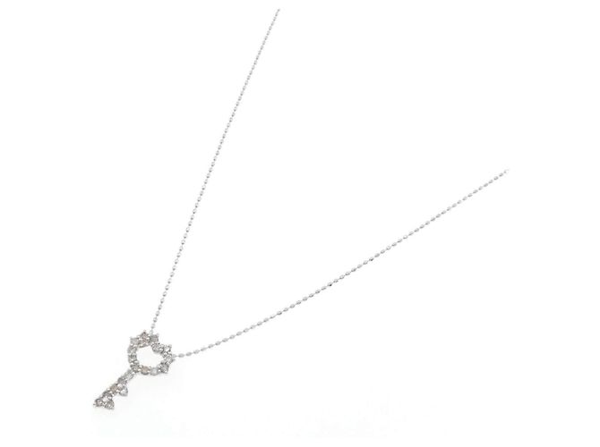 Autre Marque Collana in oro bianco Au750 e diamanti - vista 2