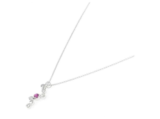 Autre Marque Collana Au750 Rubini e Diamanti - vista 2
