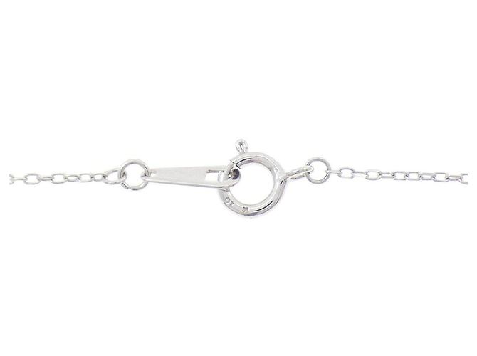 Autre Marque Collana in oro bianco K10 e diamanti - vista 5