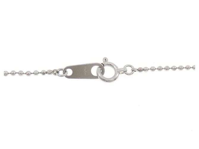Autre Marque Pt900 Pt850 Saphir Diamant Halskette - Ansicht 5