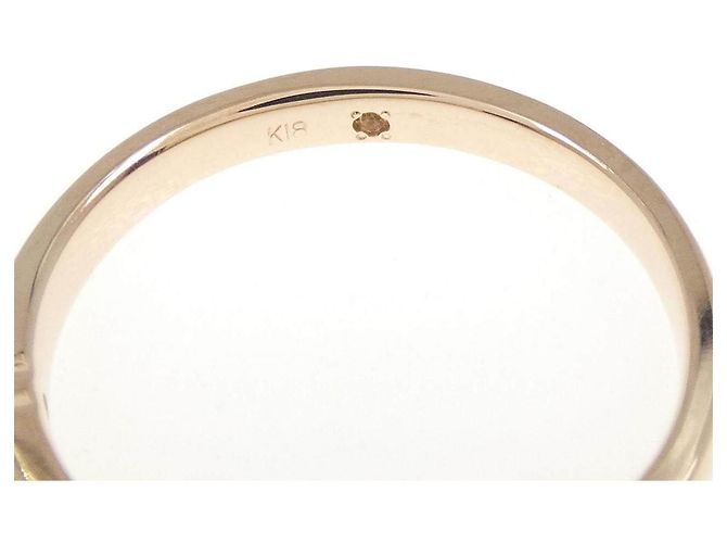 Autre Marque Anello in oro rosa Au750 e diamanti - vista 4
