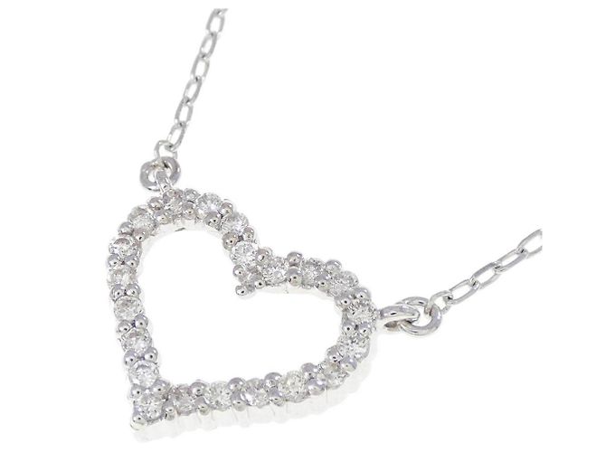 Autre Marque Collar de oro blanco Au750 y diamantes - vista 3