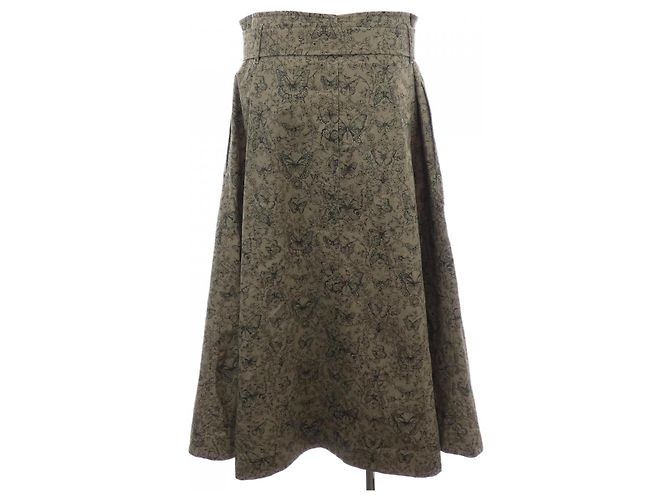 Gonna Dior Marrone in Tessuto - vista 2