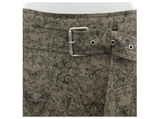Gonna Dior Marrone in Tessuto - vista 5