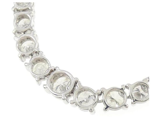 Autre Marque Collar de Pt850 y diamantes - vista 4
