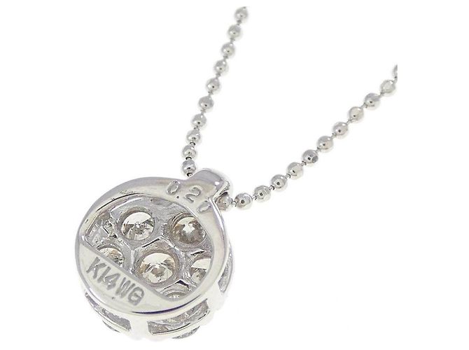 Autre Marque Collar de K14WG y diamantes - vista 4