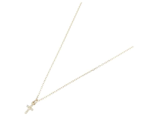 Autre Marque Collana K10 Pink Gold Diamante - vista 2