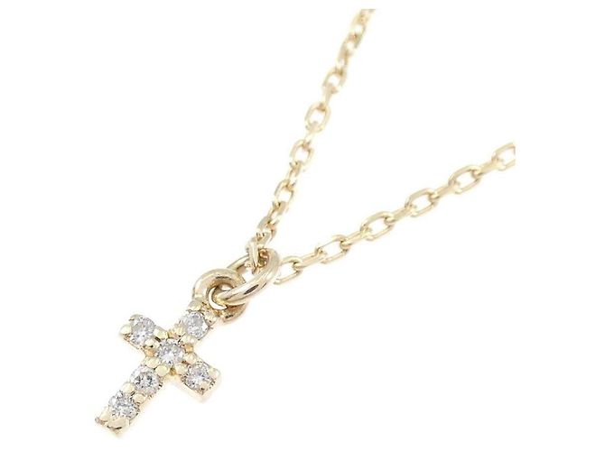 Autre Marque Collana K10 Pink Gold Diamante - vista 3