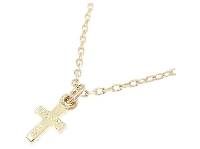 Autre Marque Collana K10 Pink Gold Diamante - vista 4
