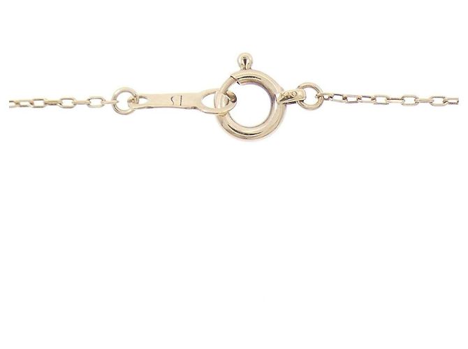 Autre Marque K10 Gelbgold Initial K Diamant-Halskette - Ansicht 7