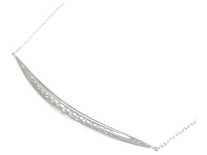 Autre Marque Platin-Diamant-Halskette - Ansicht 4