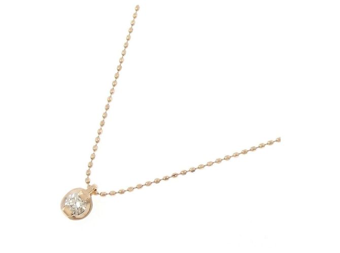 Autre Marque Collar K10 Pink Gold Diamond - vista 2