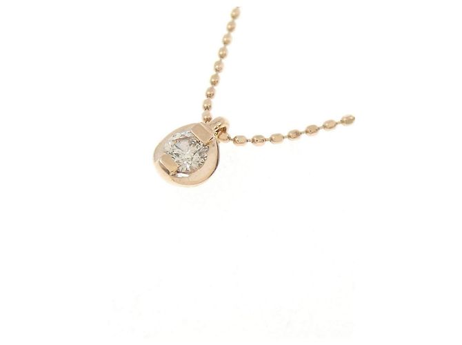 Autre Marque Collar K10 Pink Gold Diamond - vista 3