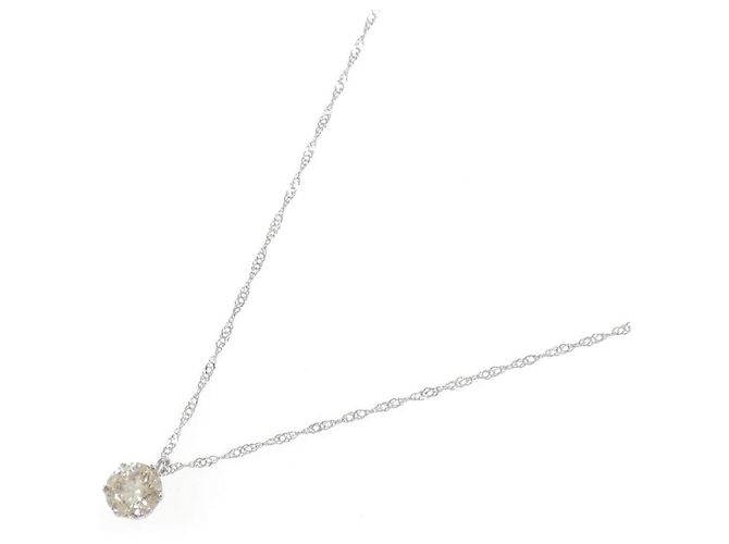 Autre Marque Diamantenhalskette Pt900 Pt850 - Ansicht 2