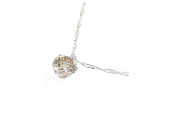Autre Marque Diamantenhalskette Pt900 Pt850 - Ansicht 3