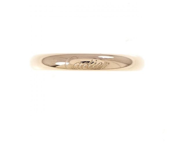 Cartier C de Cartier 750 Pink Gold Ring Größe 17 - Ansicht 2