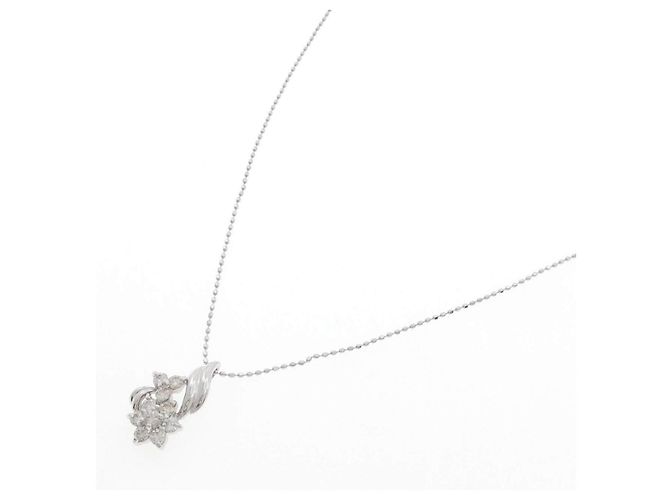 Autre Marque Collana in oro bianco Au750 e diamanti - vista 2