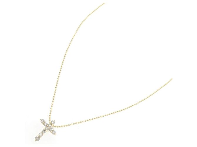 Autre Marque Collana a Croce con Diamanti Au750 - vista 2