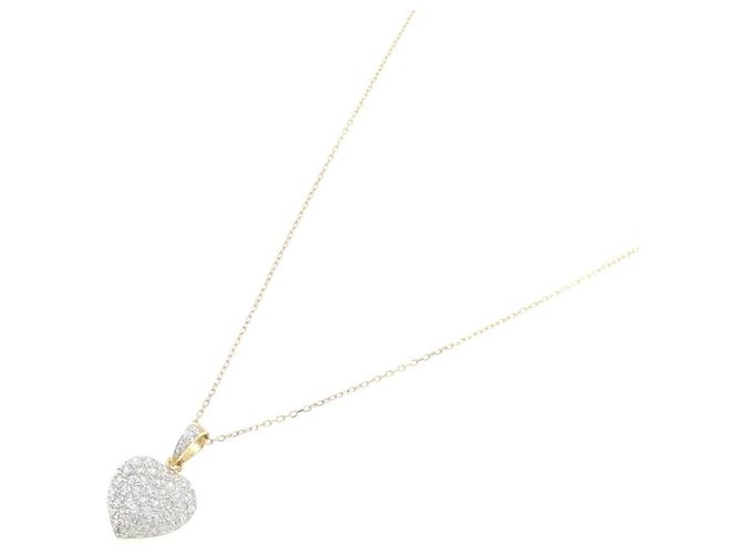 Autre Marque Collana Cuore con Diamanti Au750 - vista 2