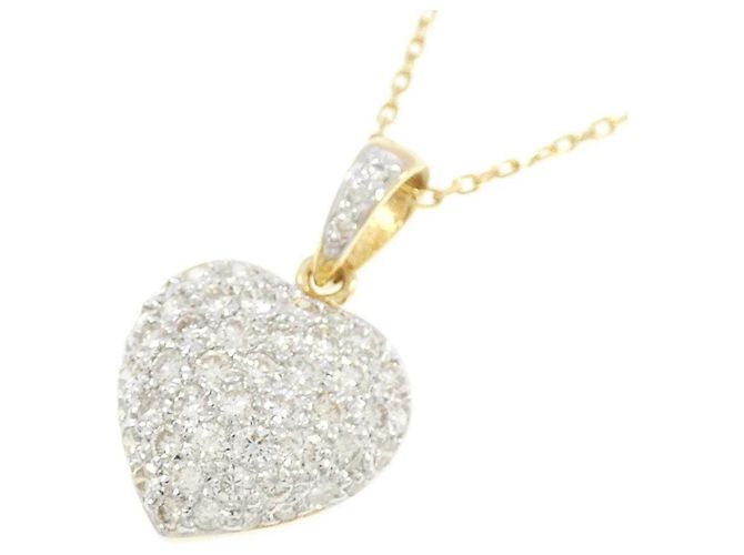 Autre Marque Collana Cuore con Diamanti Au750 - vista 3
