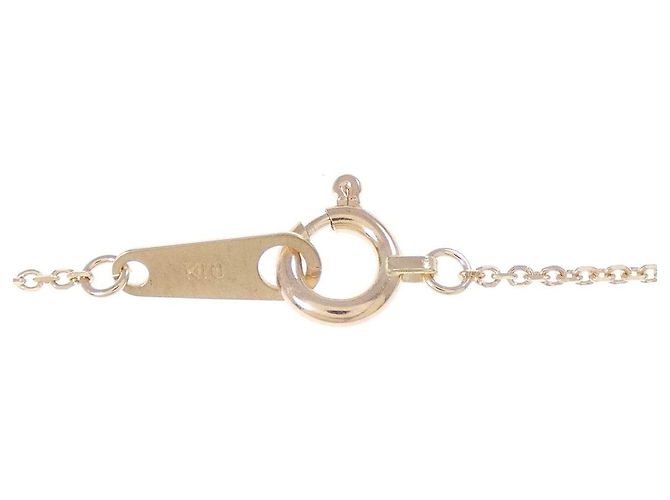 Autre Marque K10 Roségold Diamantenhalskette - Ansicht 5