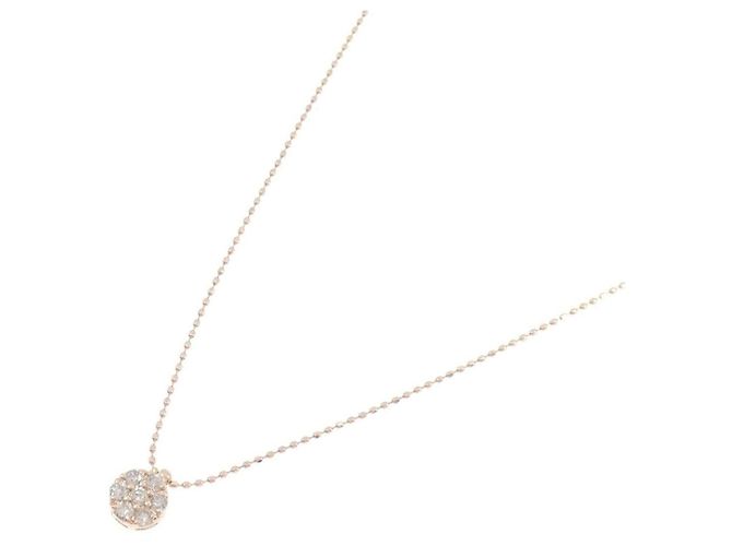 Autre Marque Collar de oro rosa K10 y diamantes - vista 2
